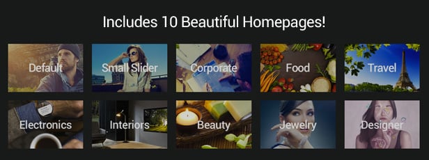Includes 10 Beautiful Homepages