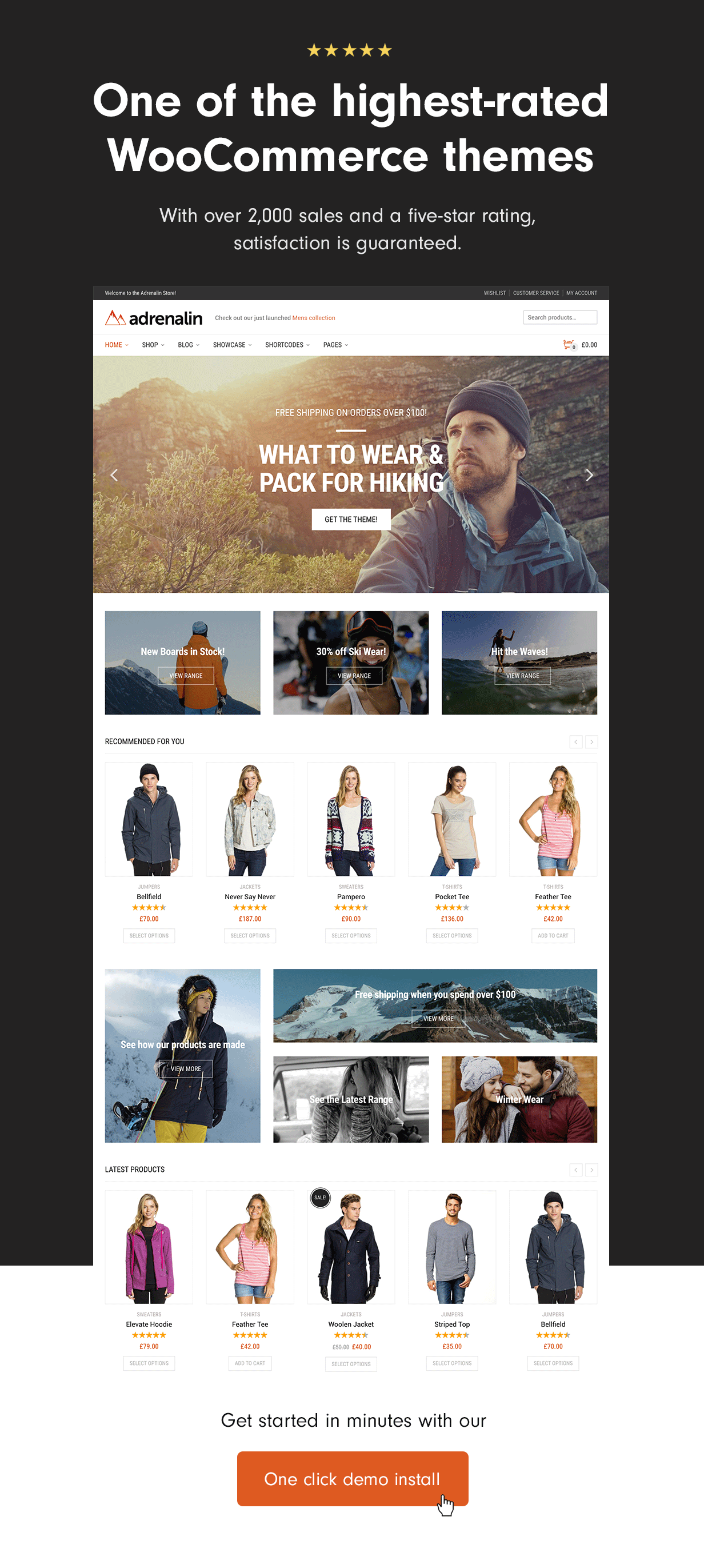 Adrenalin – Multi-Purpose WooCommerce Theme