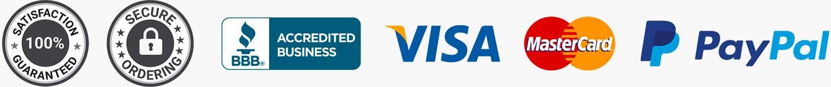 Logos de paiement sécurisé